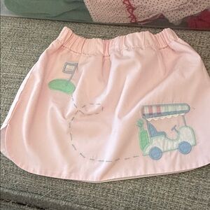 The Beaufort Bonnet Company Pink Embroidered Skirt